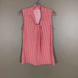 Banana republic, Sz S, Orange & Cream Geometric